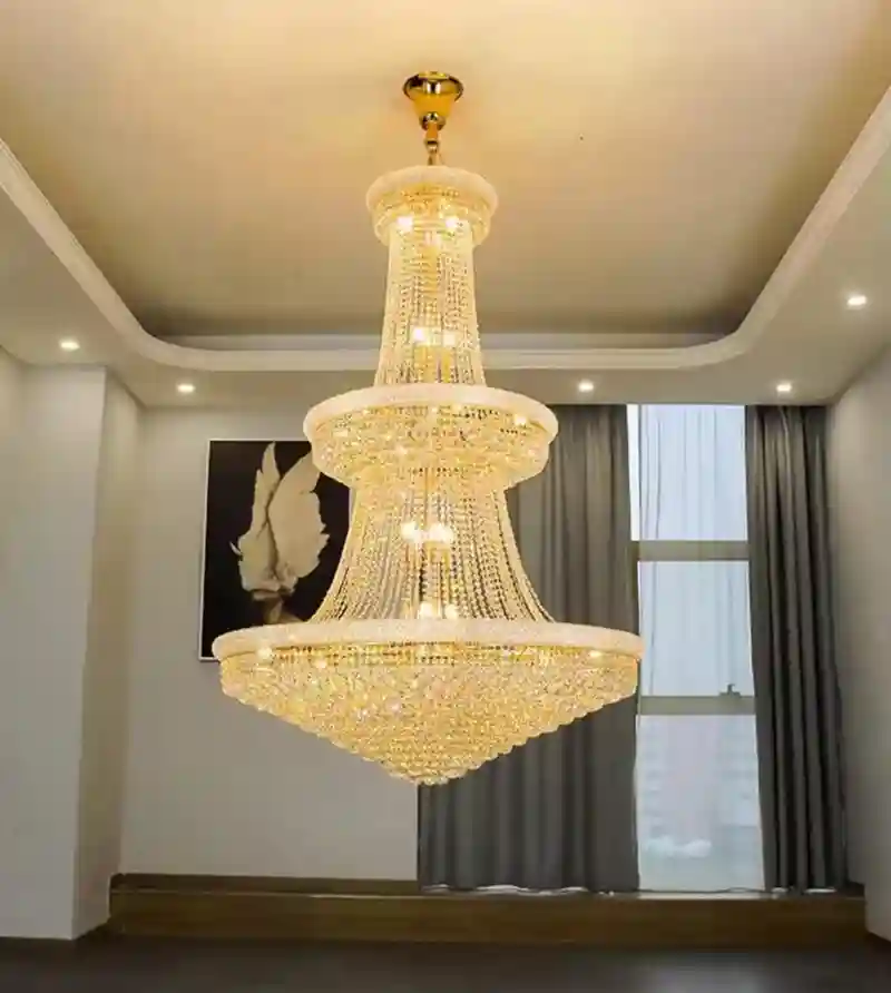 Crystal Ceiling Modern Design Nordic Chandelier Led Light for Living Room and Bedroom